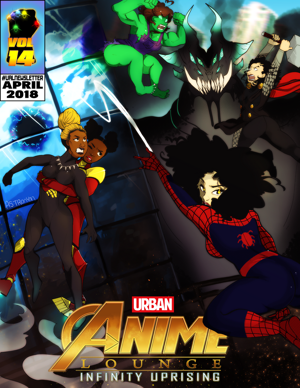 Urban Anime Lounge: Newsletter Volume 14- Infinity Uprising