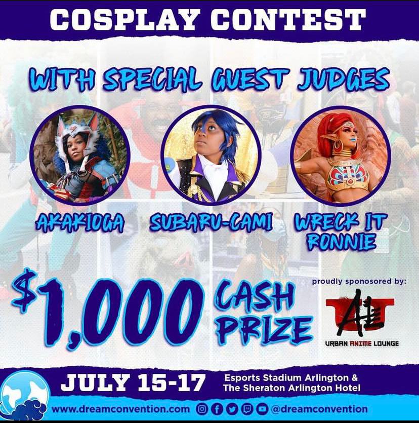 Urban Anime Lounge Sponsors Cosplay Contest at Dream Con 2022