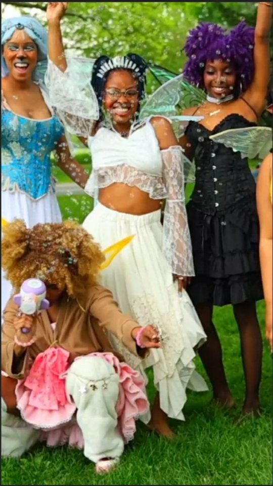 Care free Black Girl X Black Fae Day