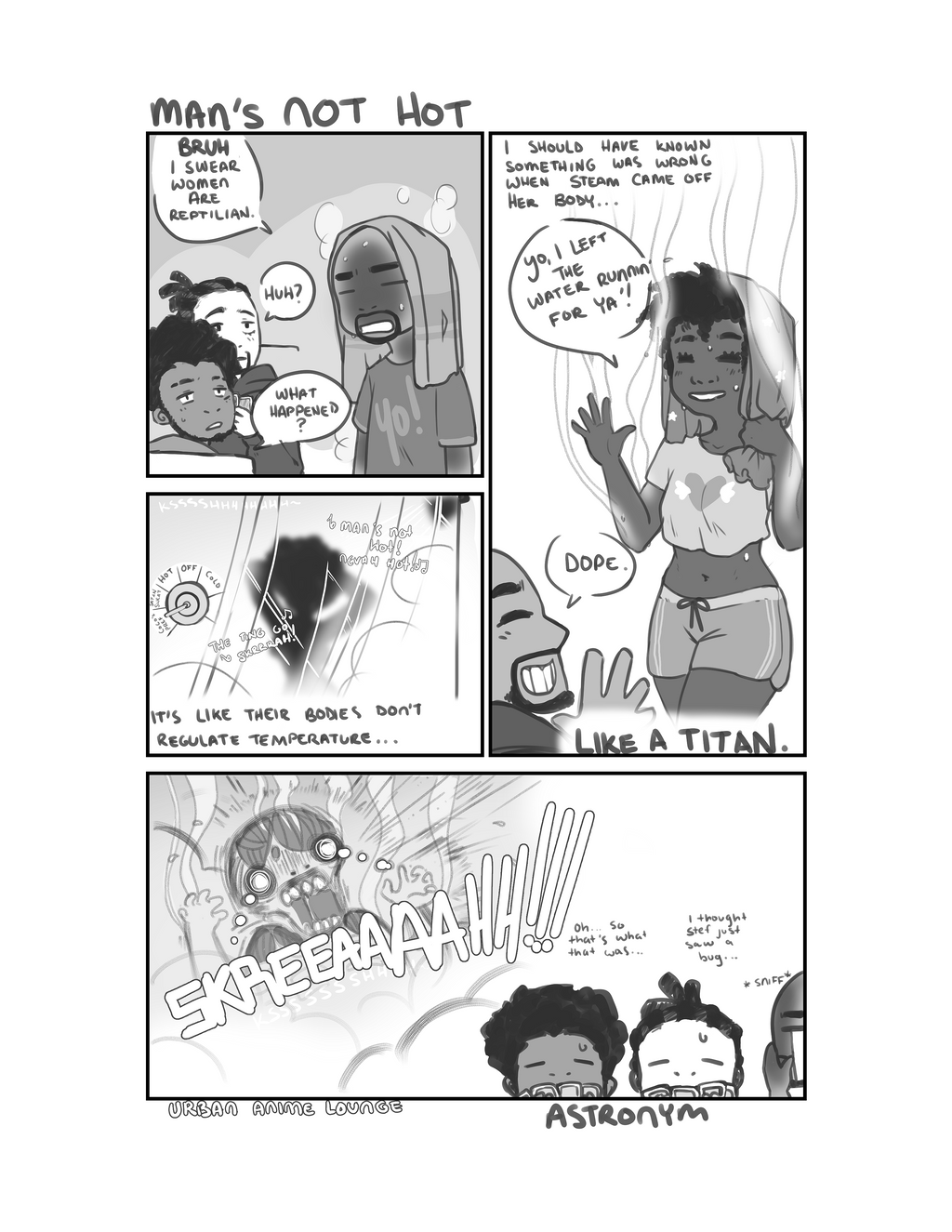 Urban Anime lounge: Man's Not Hot