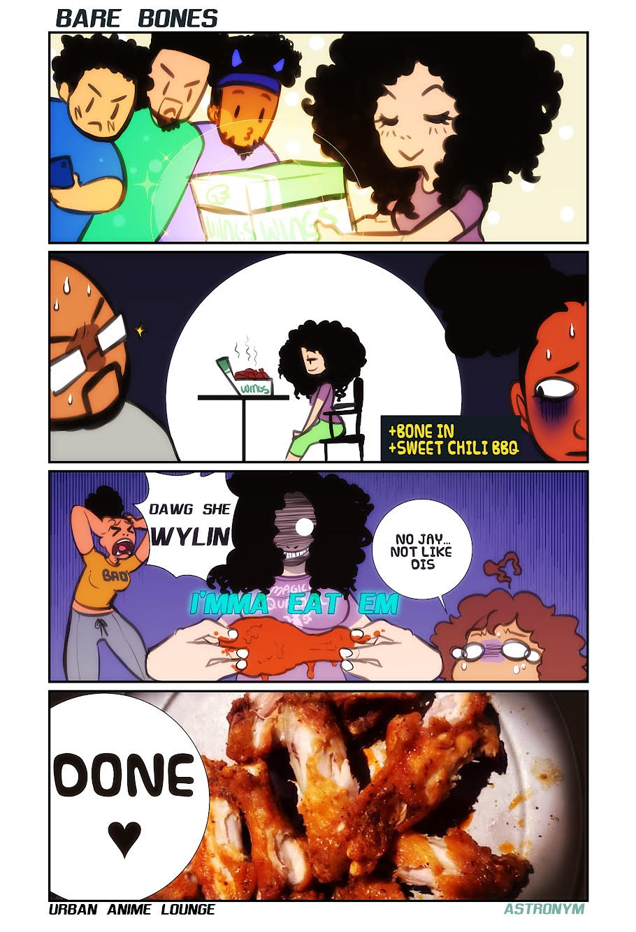 Urban Anime lounge:  Bare Bones