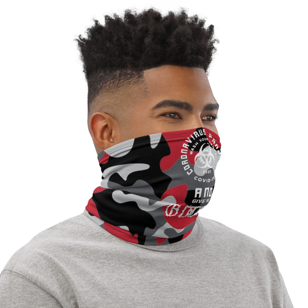 6 Feet Back Camo Neck Gaiter