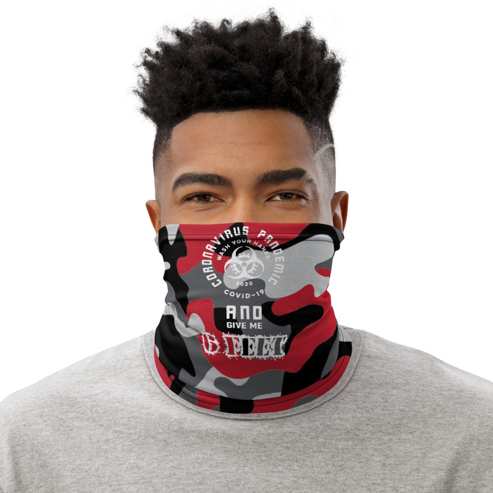 6 Feet Back Camo Neck Gaiter