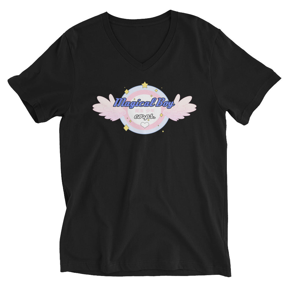 Magical Boy Corps Unisex Short Sleeve V-Neck T-Shirt