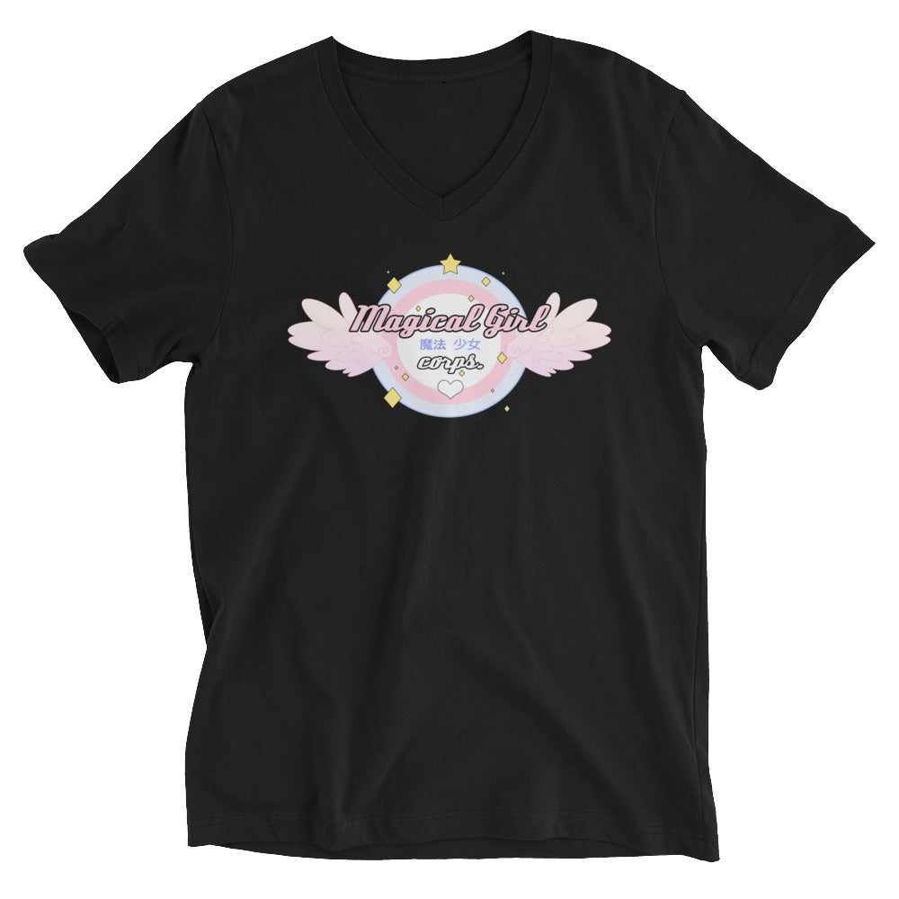 Magical Girl Corps Unisex Short Sleeve V-Neck T-Shirt