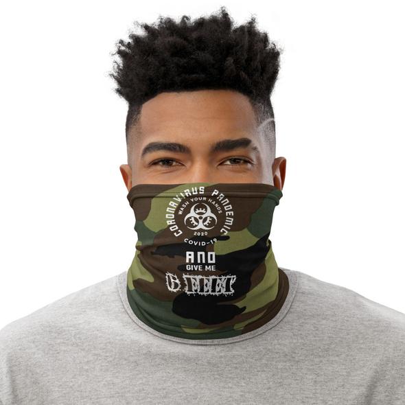 6 Feet Back Camo Neck Gaiter