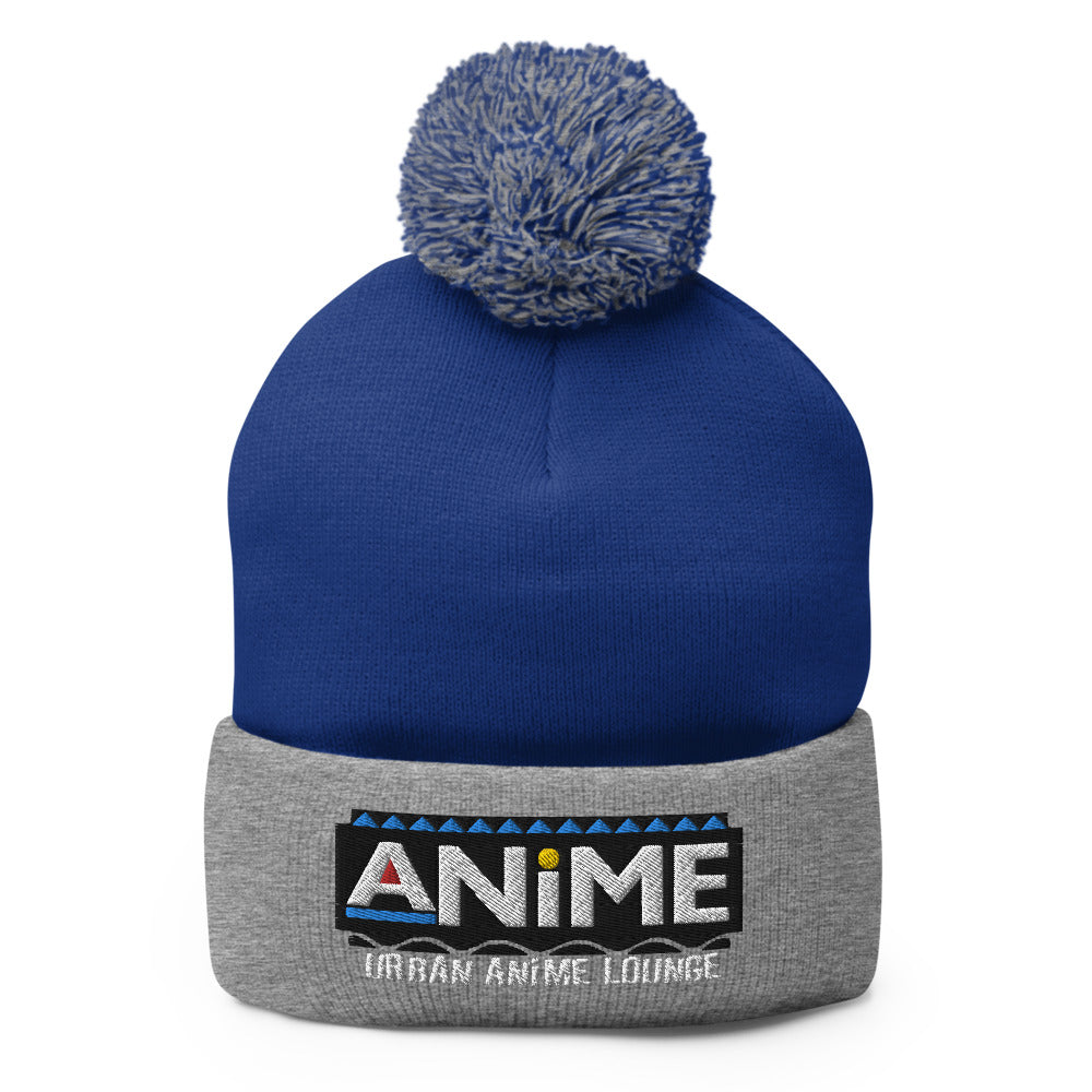 90s Anime Pom-Pom Beanie