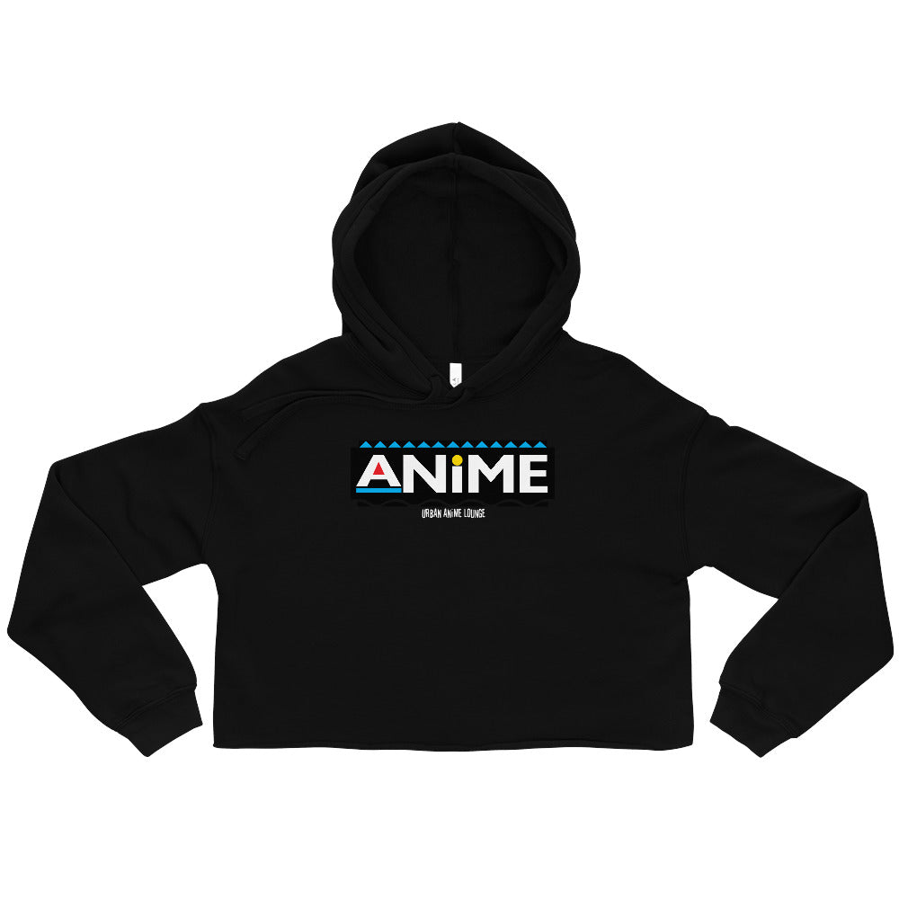 90's Anime Crop Hoodie