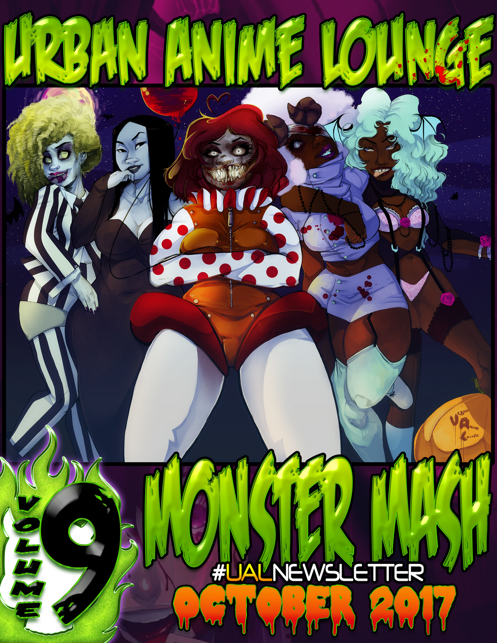 Urban Anime Lounge: Newsletter Volume 9- Monster Mash