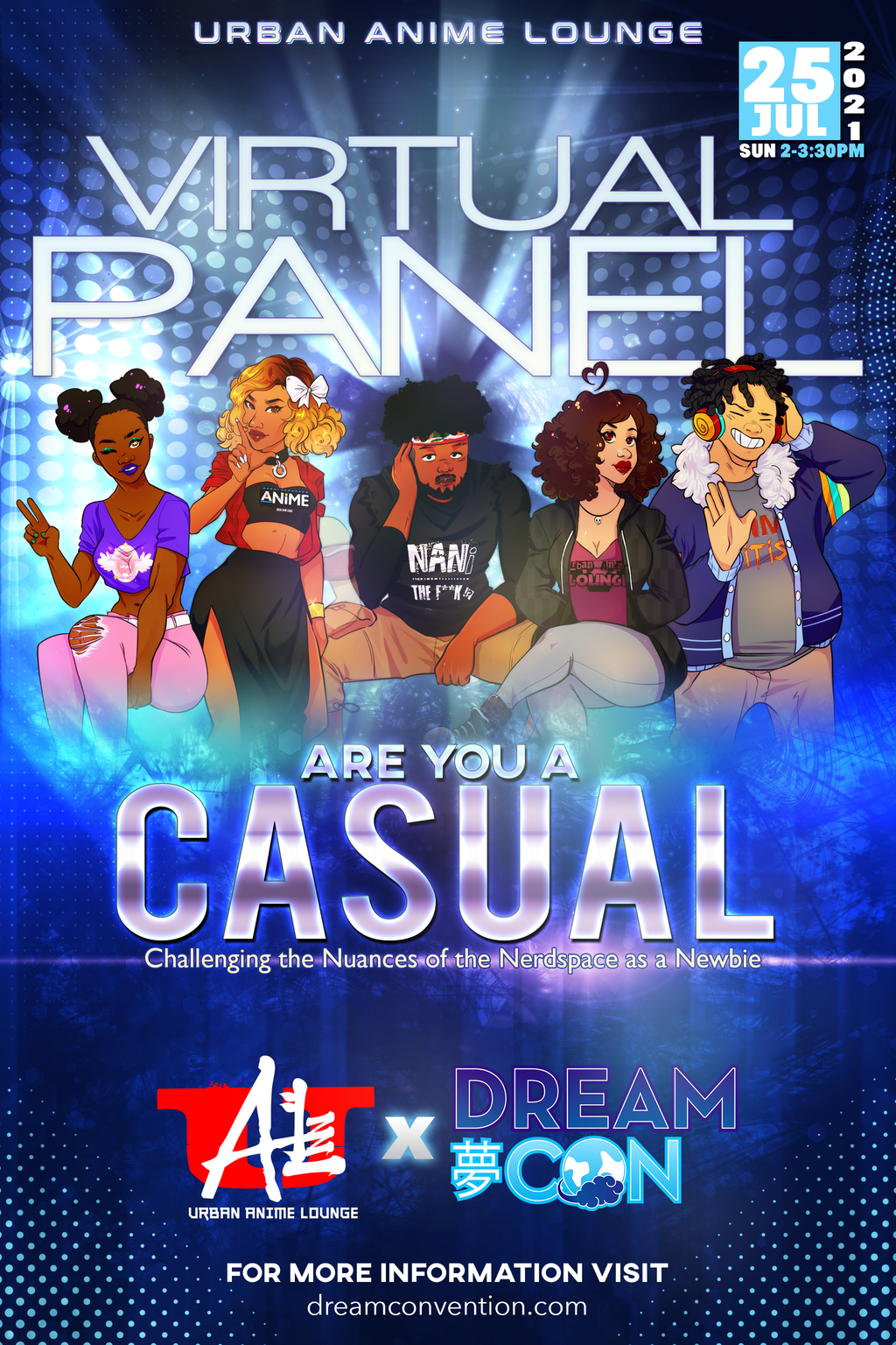 Urban Anime Lounge's Virtual Panel at Dream Con 2021