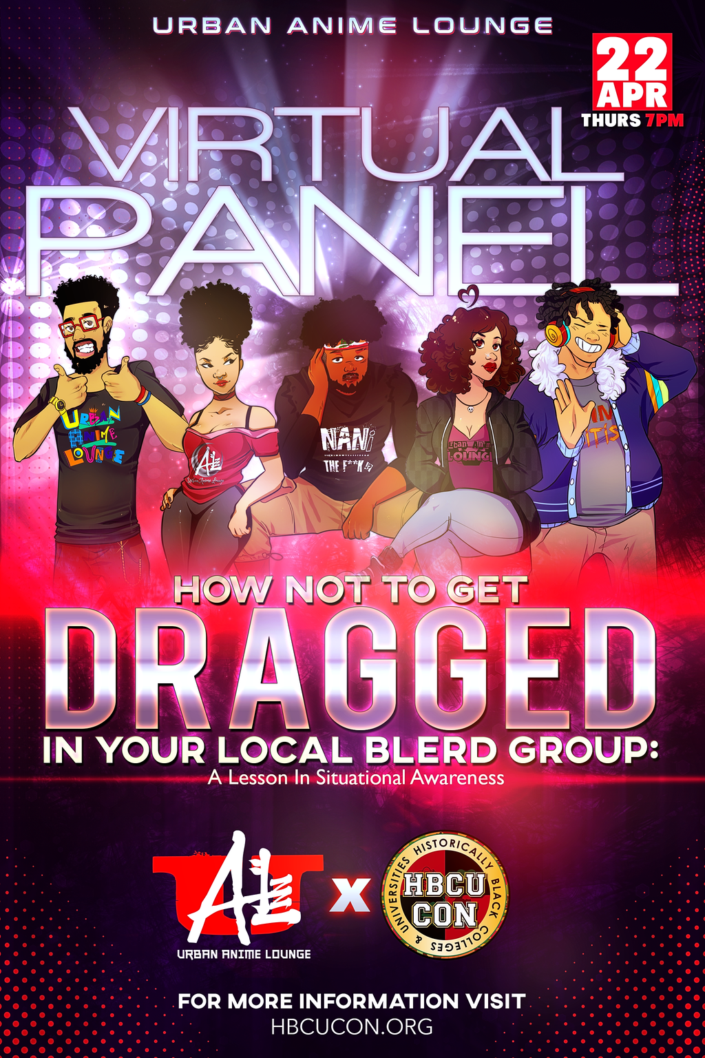 Urban Anime Lounge Presents: "How Not to Get Dragged in Your Local Blerd Group"