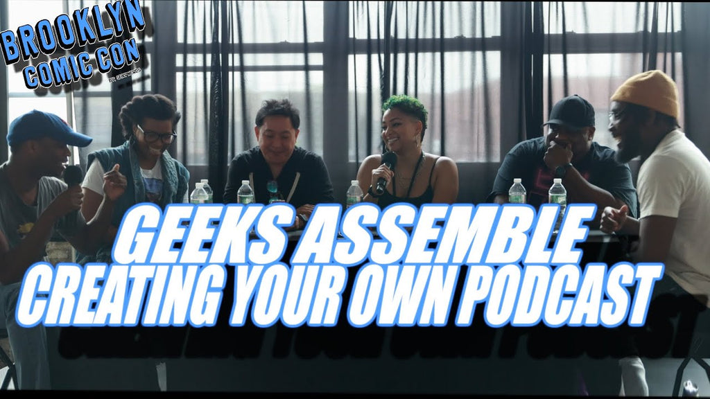 Creating Your Own Podcast FT BlackRamenPodcast, LanPartyStudios, Justin D. Williams,  OtakusGeeks, Blerdymassacre and Ming Chen At Brooklyn Comicon
