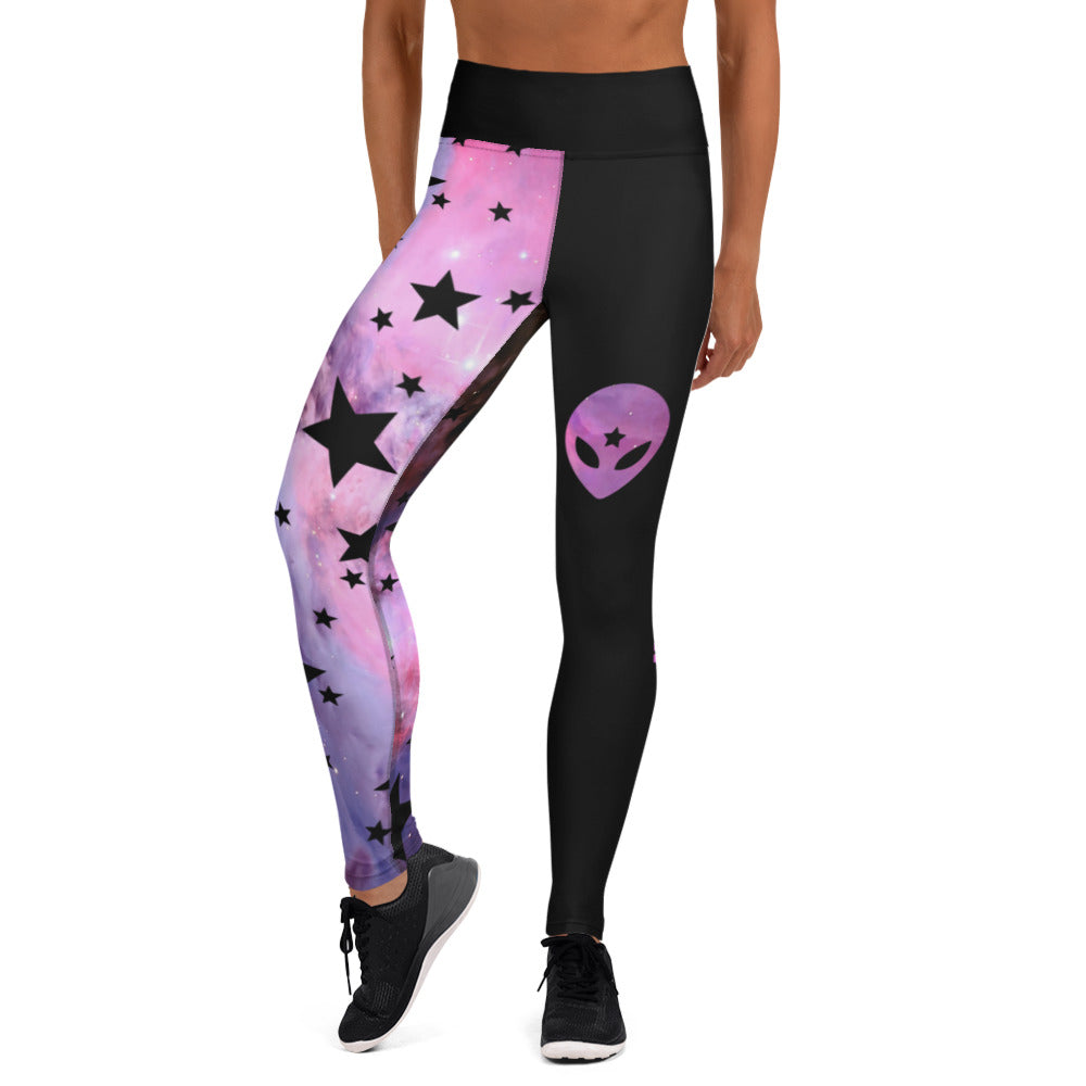 Pink Leggings, Spandex Yoga Leggings, Kawaii Clothing, Workout