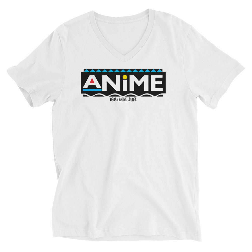 90s Anime Short Sleeve V-Neck T-Shirt (Unisex)