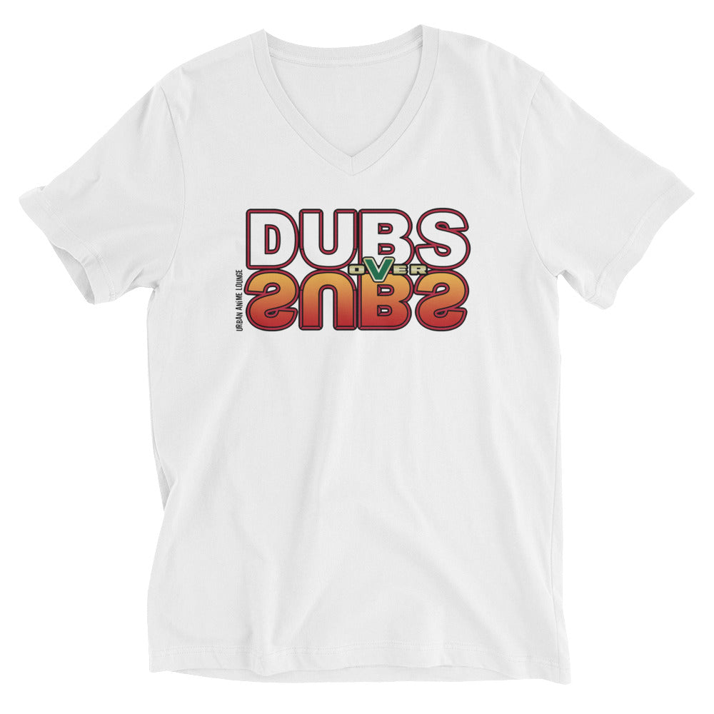 Dubs Over Subs Unisex Short Sleeve V-Neck T-Shirt