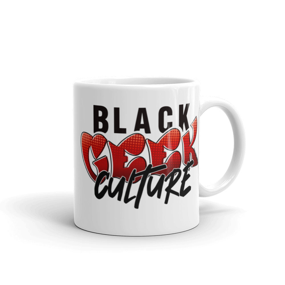 Black Geek Culture glossy mug